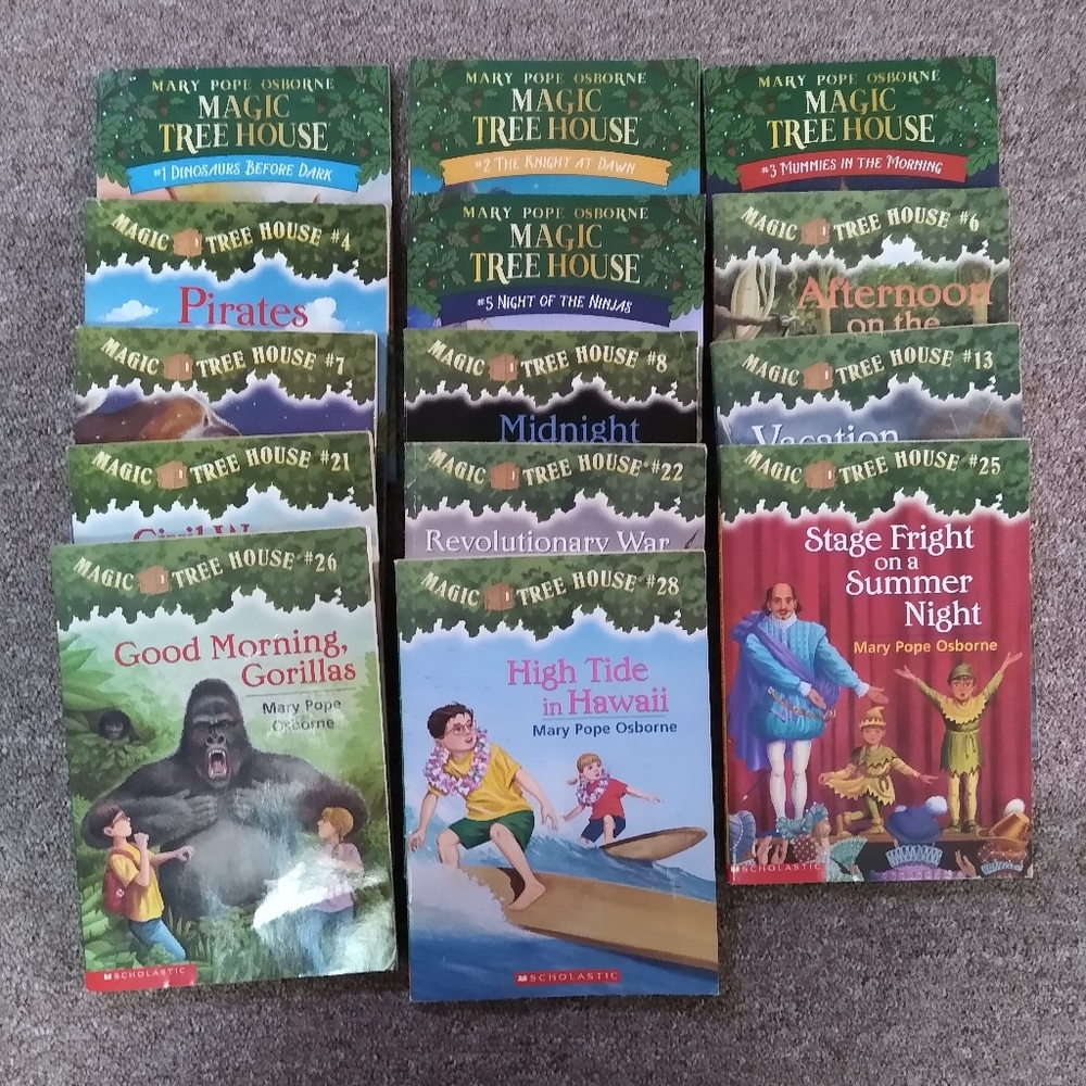 Magic Treehouse chapter books (lot of 14)